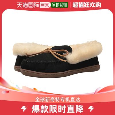 香港直邮潮奢 minnetonka 迷你唐卡 女士Alpine 绵羊皮休闲平底鞋