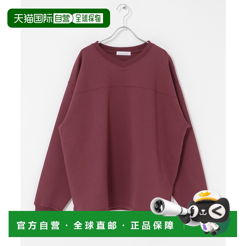 1h可退 日本直邮SENSE OF PLACE 男装 V领针织纹理宽松休闲卫衣 A