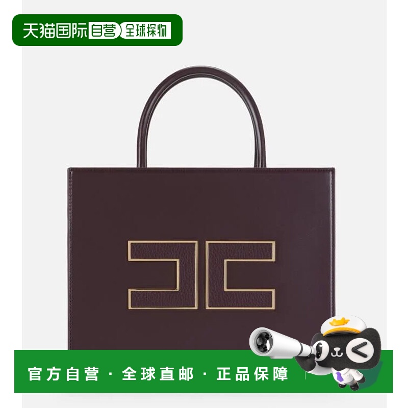香港直邮ELISABETTA FRANCHI女士手提包BS32A56E2EA4MERLOT