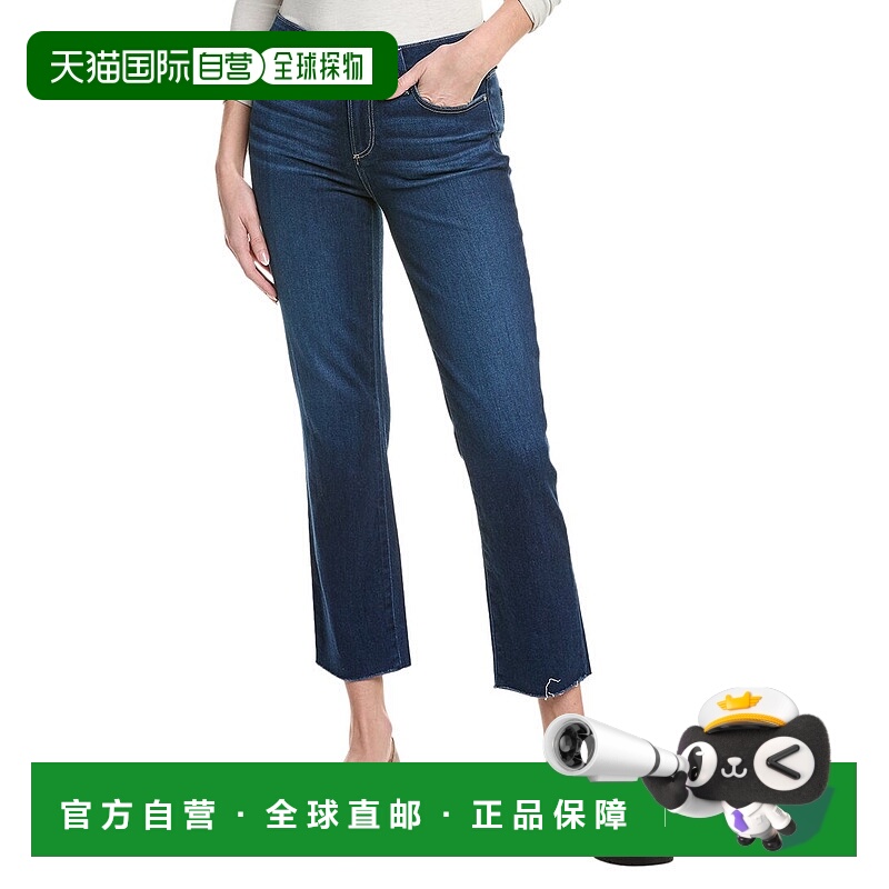 自营PAIGE Amber Profound Raw Hem Jean - blue 美国奥莱直发