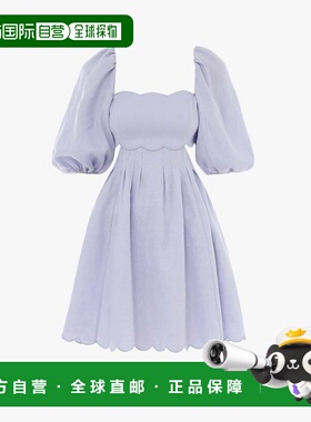 1h可退 香港直邮ZIMMERMANN 女士 短袖连衣裙 1082DSS24 purple紫