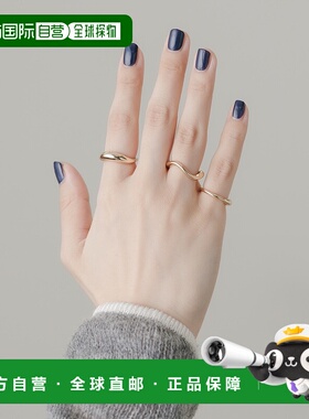 1h可退 日本直邮SMELLY 女士 三件套简约设计感戒指组合 SMA62KF0