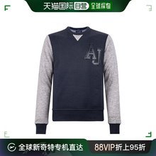 Jeans 阿玛尼牛仔 男士 上衣深蓝拼灰色 B6W28TQDG 香港直邮Armani