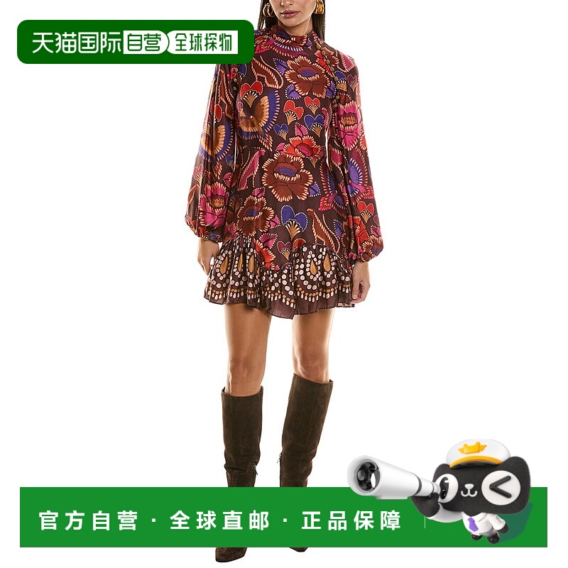 自营FARM Rio Mini Dress - multi 美国奥莱直发