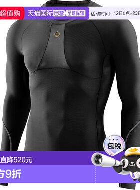 日本直邮SKINS 压缩衣 SERIES-5 男士长袖黑色