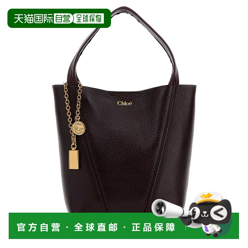 香港直邮Chloe 蔻依 女士 Spin 標誌印花小號頂部提把包 CH25SS81
