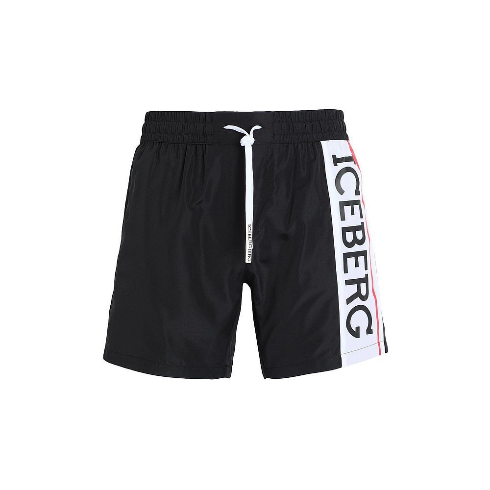 潮奢 Iceberg 冰山 男士 泳裤 black黑色 舒适时尚