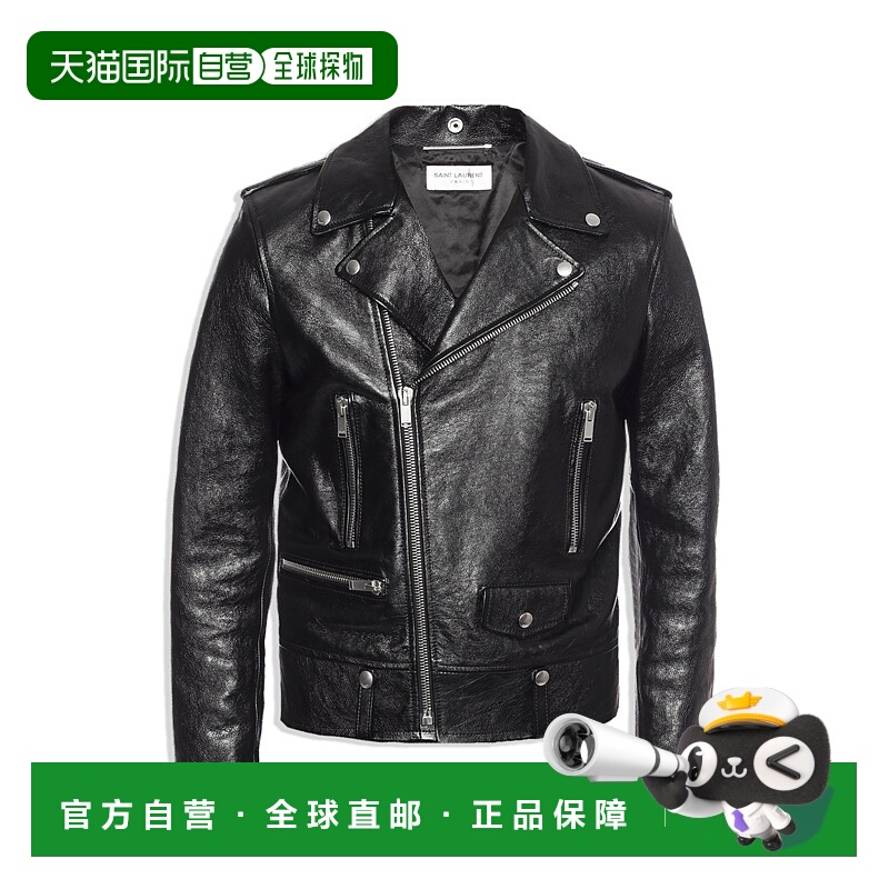 1h可退 香港直邮SAINT LAURENT 男士夹克 484284YC2NI1000 CO 黑