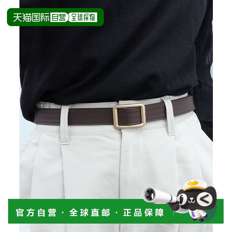 日本直邮florge 无段阶调整 古董皮革哑光扣腰带 FL8218EW08177,箱包皮具/热销女包/男包,手拿包,淘宝优惠券,粉丝福利购,淘宝优惠卷