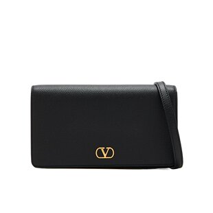 VALENTINO 女士斜挎包 WP0AK8SNP0NO SS2025 黑色 Vlogo单肩包