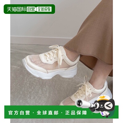 1h可退 日本直邮RANDA 女士亮片装饰透明感运动鞋 PH33205厚底