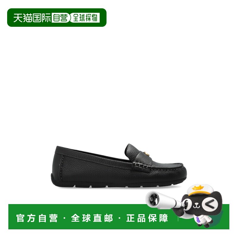 香港直邮COACH 女士芭蕾乐福鞋 CCM600BLK AW2025 黑色 Leather l