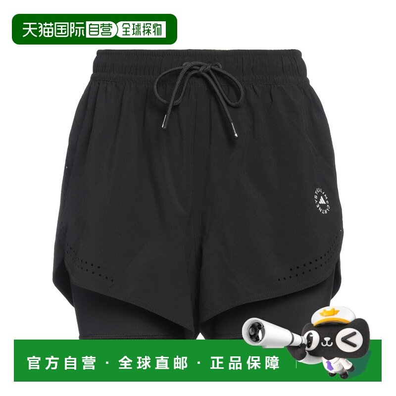 1h可退 香港直邮adidas 阿迪达斯 女士 运动短裤 black黑色 舒适,运动服/休闲服装,运动中长裤／短裤,淘宝优惠券,粉丝福利购,淘宝优惠卷
