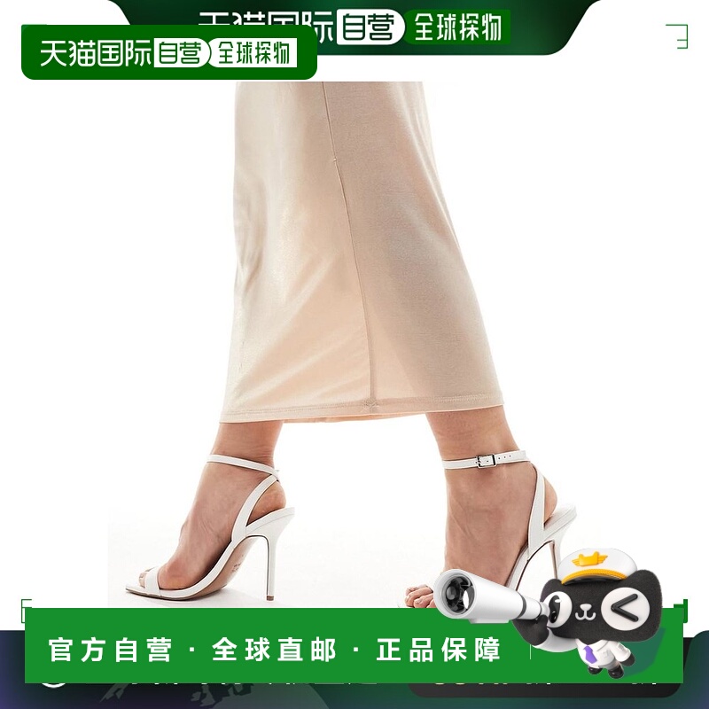 1h可退 香港直邮潮奢 ASOS 女士 Nali barely there 设计宽版高跟
