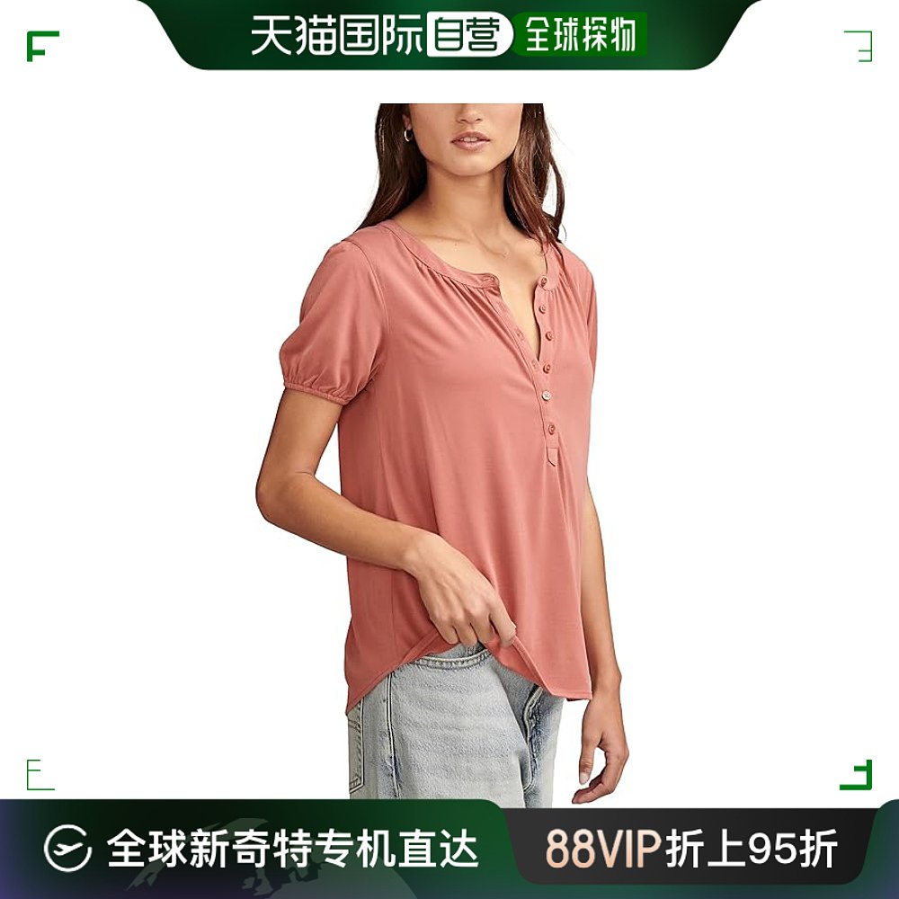 香港直邮潮奢 lucky brand 女士 Sandwash 田园风上衣 女装/女士精品 T恤 原图主图