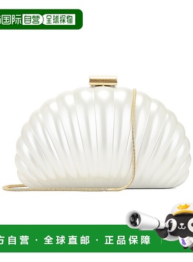 1h可退 香港直邮Simkhai 女士 Monet 珠光色贝壳形状手包 125H000