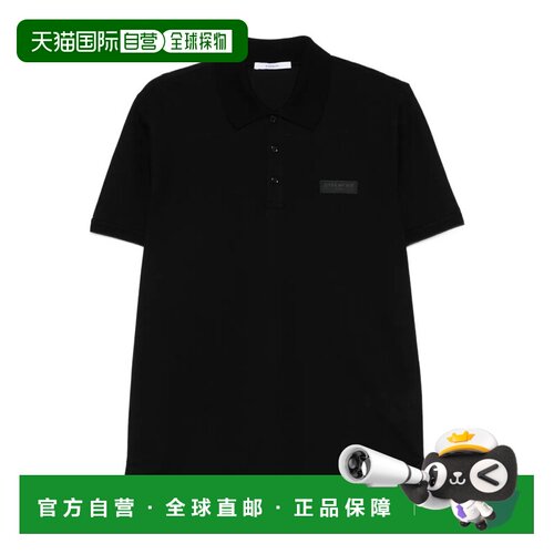 1h可退 香港直邮GIVENCHY 男士POLO衫 BML00G3YSG001 SS2026 黑色