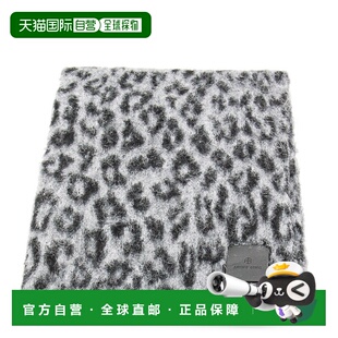 1h可退 香港直邮ANINE BING 女士 豹纹围巾 A1211734 brown棕色