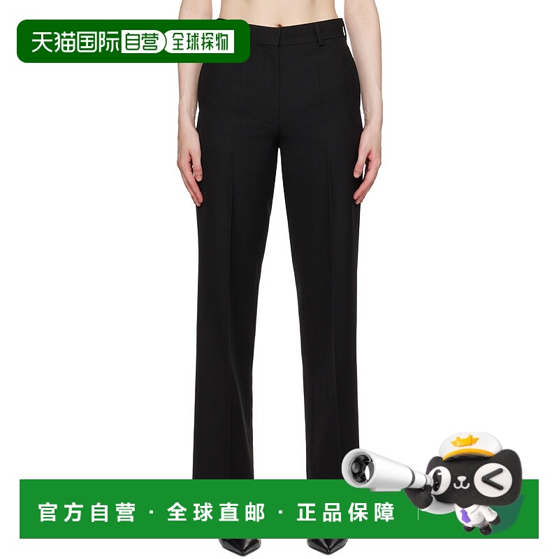 香港直邮潮奢 TOTÊME 女士 黑色 Tailored 长裤 243WRB1637FB0026