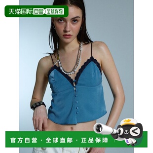 雪纺衫 女士女装 CA23BBL003BL性感 CALIE 韩国直邮ASIF