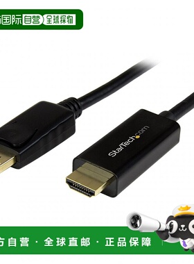 【日本直邮】Startech.com转换器DP-HDMI转换适配器数据线3米4K兼