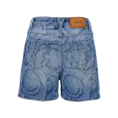 香港直邮VERSACE 女士牛仔裤 10136891A100291D030 SS2024