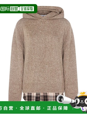 1h可退 香港直邮Acne Studios 艾克妮 女士 疊層連帽衫 A60605