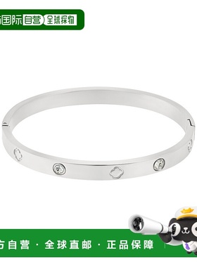 自营adorniaTarnish Resistant Silver Plated CZ and Clover Ban