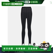 舒适时尚 1h可退 蕾丝踩脚打底裤 black黑色 香港直邮KHAITE 女士