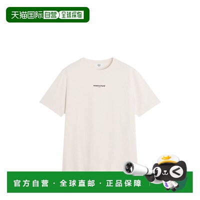 1h可退 香港直邮MAISON KITSUNE 男士 Paris 舒适T恤 QM00100KJ70