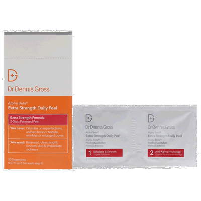 美国直邮Dr Dennis Gross丹尼斯医生双效精华棉片温和清爽不正品
