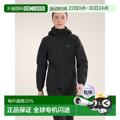 加拿大直发始祖鸟ATOM HOODY女款阿童木保暖童装户外连帽棉服女装