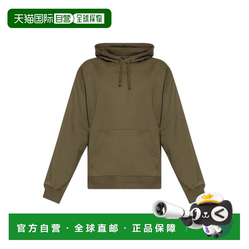 欧洲直邮balmain 男士 帽衫运动夹克衫卫衣