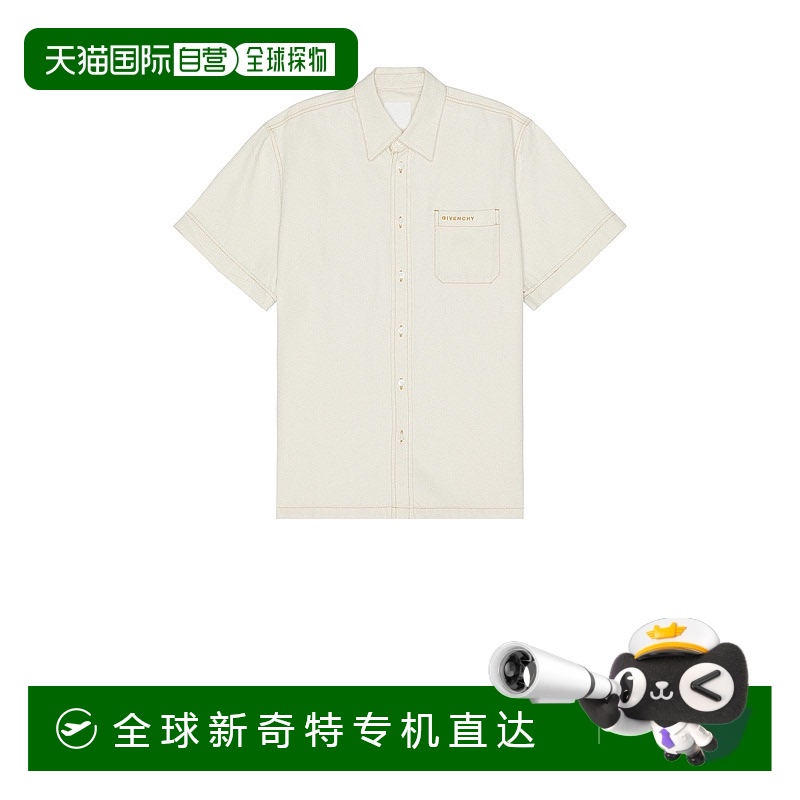 1h可退 香港直邮Givenchy 纪梵希 男士 短袖衬衫 BM60ZZ5Y9Y