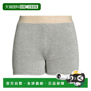 香港直邮潮奢 Pinko 品高 女士 短裤 metal金属色 舒适时尚