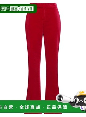 1h可退 香港直邮Tom Ford 汤姆 福特 女士 休闲长裤 red红色 舒适