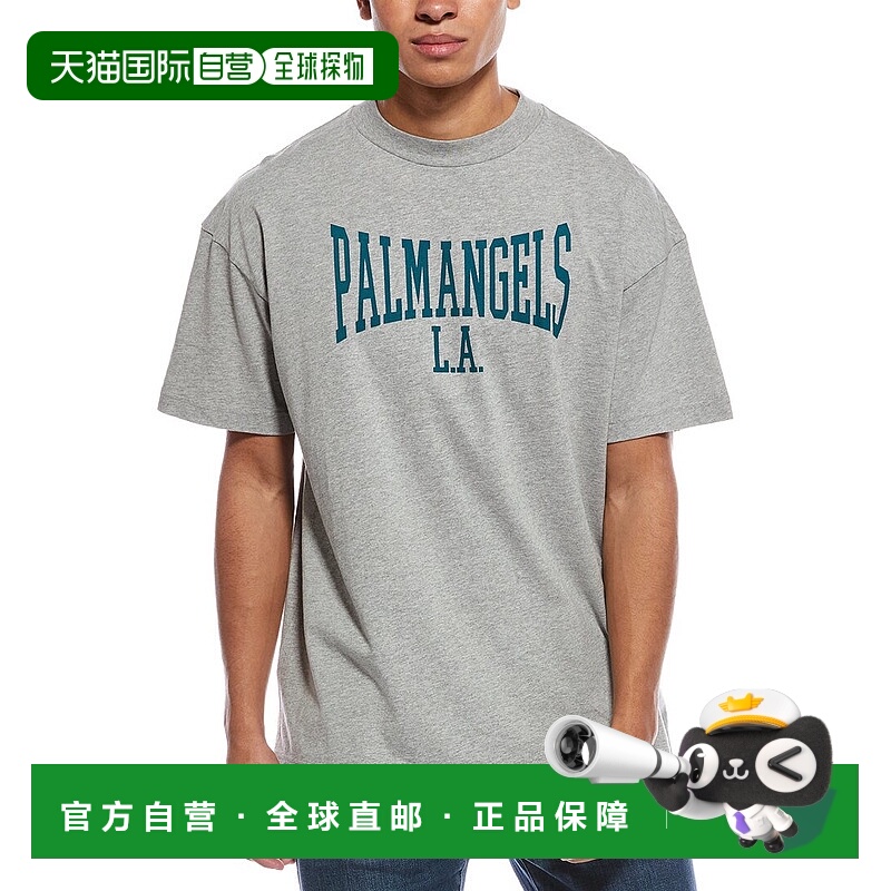 自营Palm Angels College Classic T-Shirt - grey 美国奥莱直发