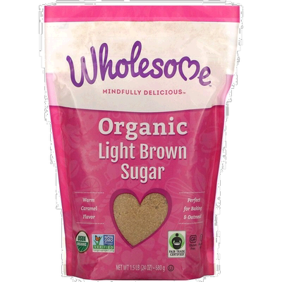 香港直发Wholesome有机红糖黄砂糖鲜榨无麸素食焦糖味有机680g