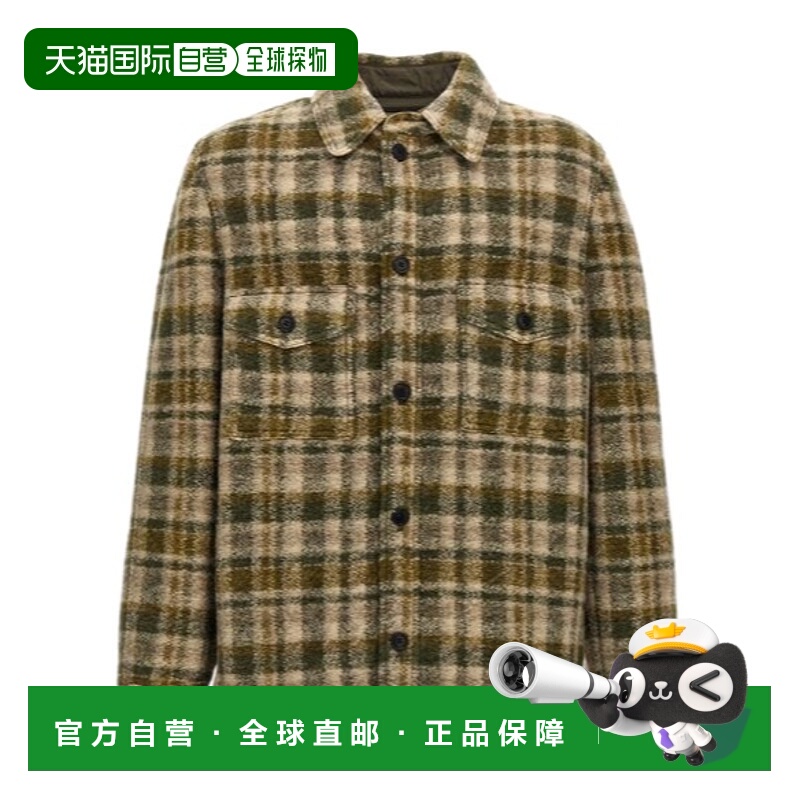 香港直邮Isabel Marant 格纹长袖休闲夹克 VE0052HDB3D04H