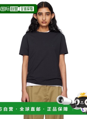 香港直邮潮奢 Acne Studios 艾克妮 女士 黑色 Regular Fit T 恤