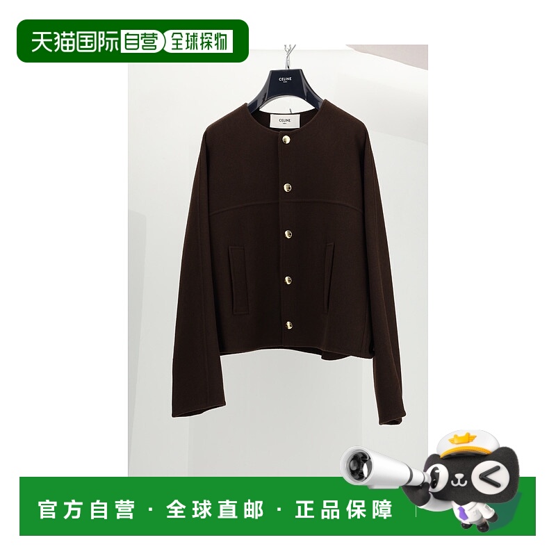 1h可退 香港直邮Celine 思琳 女士 RV0UN6700.19BR 上衣 RV0UN670