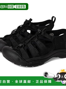 1h可退 香港直邮潮奢 keen 女士 Newport H2 凉鞋 black黑色 舒适