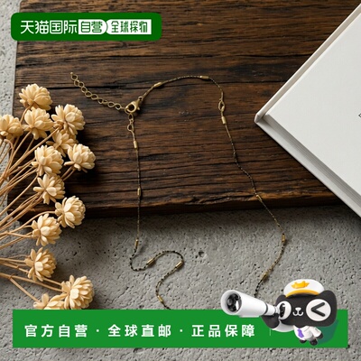 1h可退 日本直邮SMELLY so' 女士 极细站式项链 银925镀金 SM2693