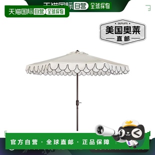 Valance 黑色 9Ft 白色 美国奥 自动倾斜伞 safaviehElegant