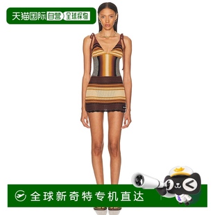 香港直邮The 女士 1h可退 Attico 250WCA00417CCC105A 无袖 连衣裙