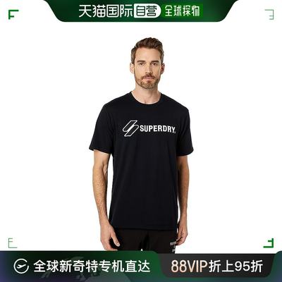 香港直邮潮奢 Superdry 极度干燥 男士 Code SL 嵌花T恤