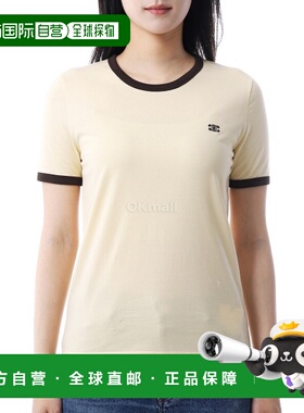韩国直邮CELINE 70 年代凯旋棉质平纹针织 T 恤 (RX05L507Z 11BK)