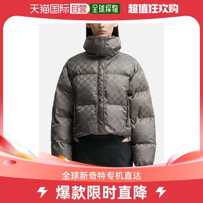 香港直邮潮奢 MISBHV 女士尼龙交织图案蓬松灰色外套