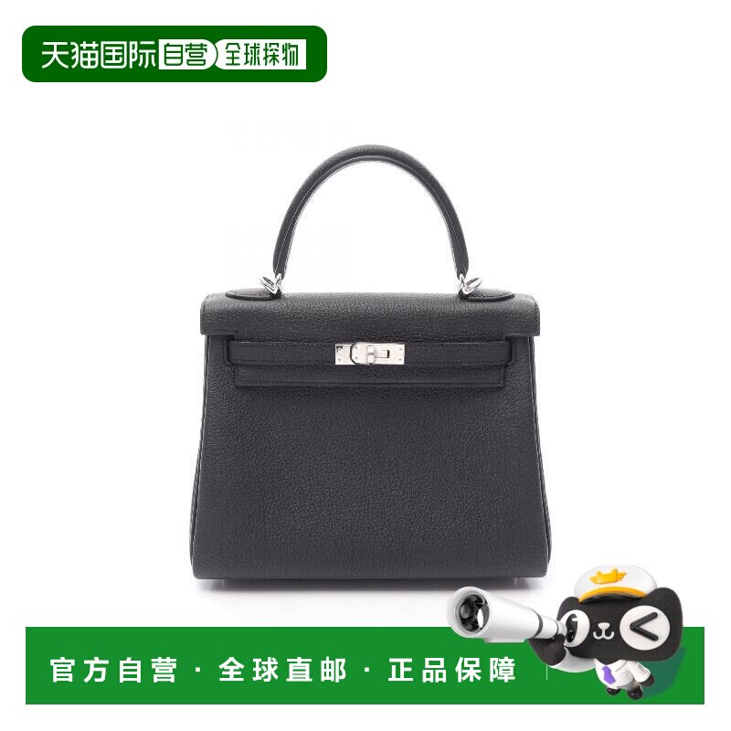 日本直邮中古Hermes爱马仕女包S级99新Kelly 25凯莉25牛皮手提包