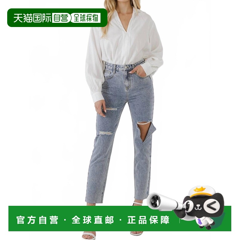 自营endless rosePerfect V-Neck Blouse In White - white 美国